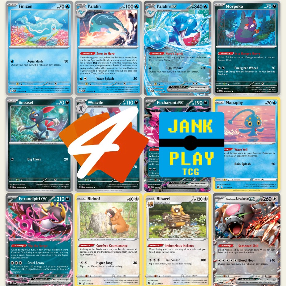 Dark Knight rises to vanquish EVIL! Palafin ex is too much fun and very powerful - Pokemon TCG